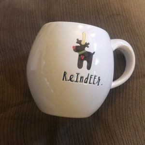 Rae Dunn Reindeer cup, New, Never Used